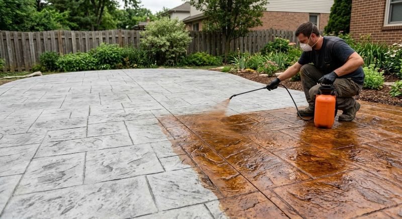 Concrete Patio Finishing in Corpus Christi, TX