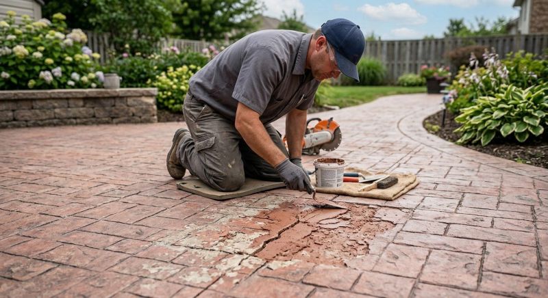 Decorative Concrete Repair in Aurora, CO