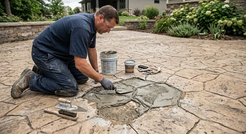 Decorative Concrete Repair in Bellingham, WA