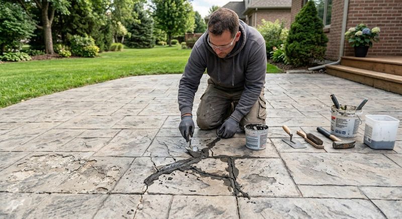 Decorative Concrete Repair in Mesa, AZ